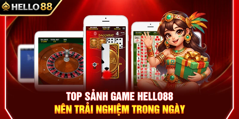 Top Sảnh Game HELLO88 Nên Trải Nghiệm Trong Ngày