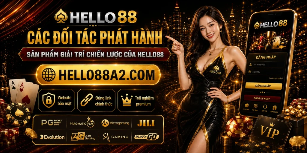 HELLO88 – Link Truy Cập HELLO88 - Tặng 888k Mừng Wordcup 2026 4 Các đối tác phát hành sản phẩm giải trí chiến lược của Hello88