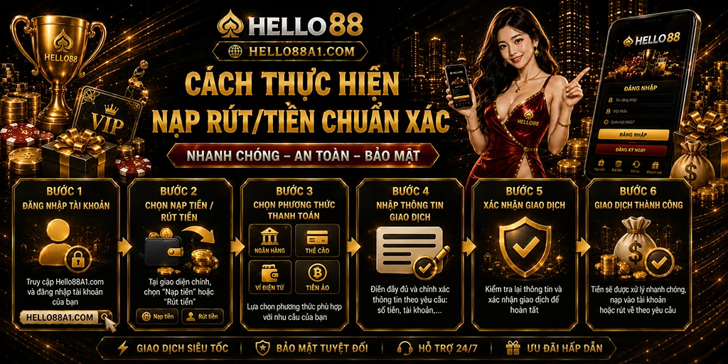 HELLO88 – Link Vào suhuqq.co Chính Thức - Đăng Ký Nhanh 13 Cách thực hiện nạp rút/tiền chuẩn xác