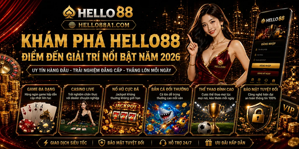 HELLO88 – Link Vào suhuqq.co Chính Thức - Đăng Ký Nhanh 8 Khám phá Hello88 – Điểm đến giải trí nổi bật năm 2026