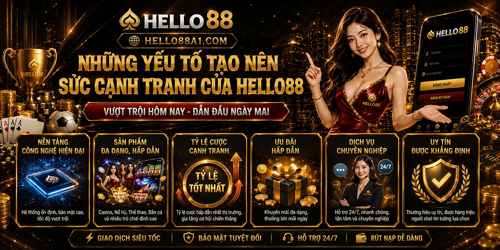 HELLO88 – Link Vào suhuqq.co Chính Thức - Đăng Ký Nhanh 9 Những yếu tố tạo nên sức cạnh tranh của Hello88