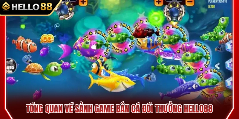Tổng quan sảnh bắn cá đổi thưởng HELLO88 