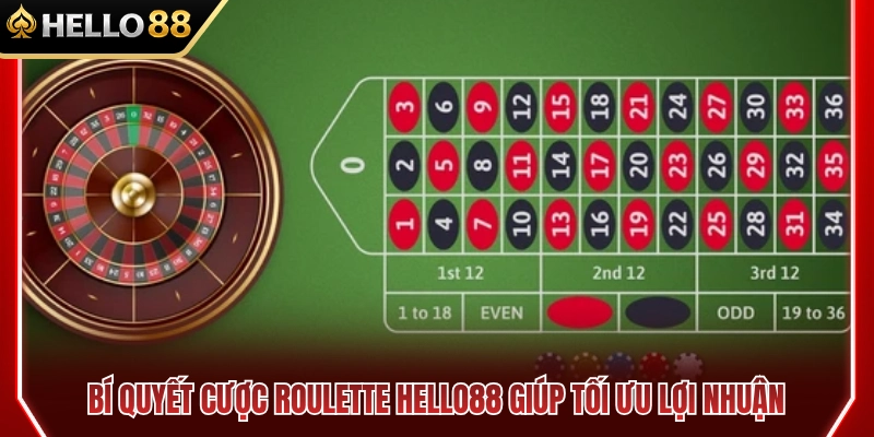 Roulette HELLO88 – Các Kiểu Cược Phổ Biến Cần Biết 4 Bí quyết đánh Roulette HELLO88 ăn tiền lớn
